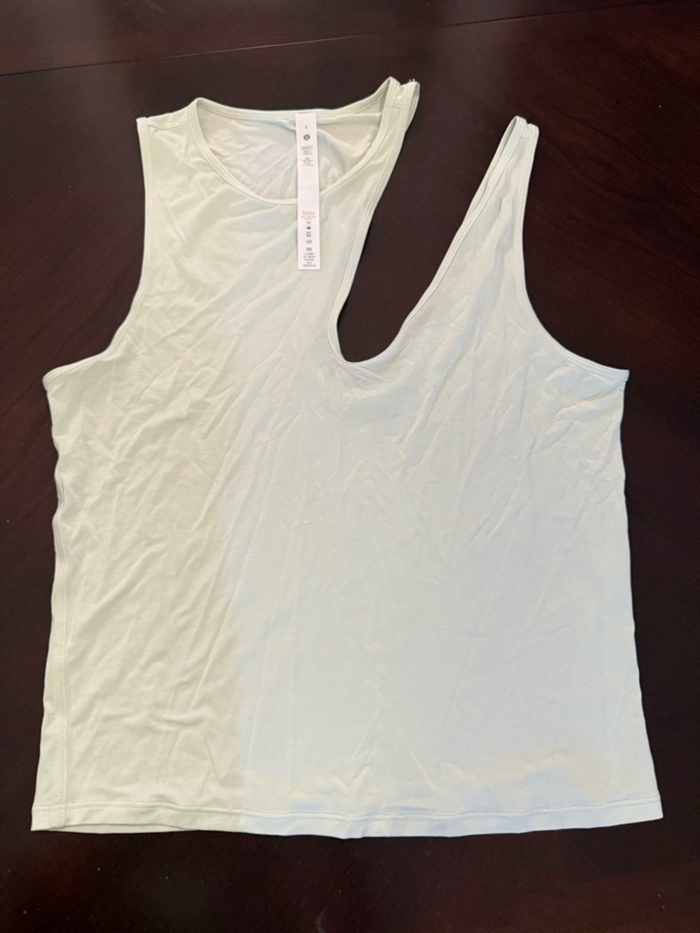 Lululemon White Racerback Tank Top - Picture 3 of 3